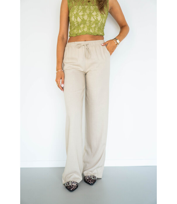 La Rebelle Pantalon beige | Jolien