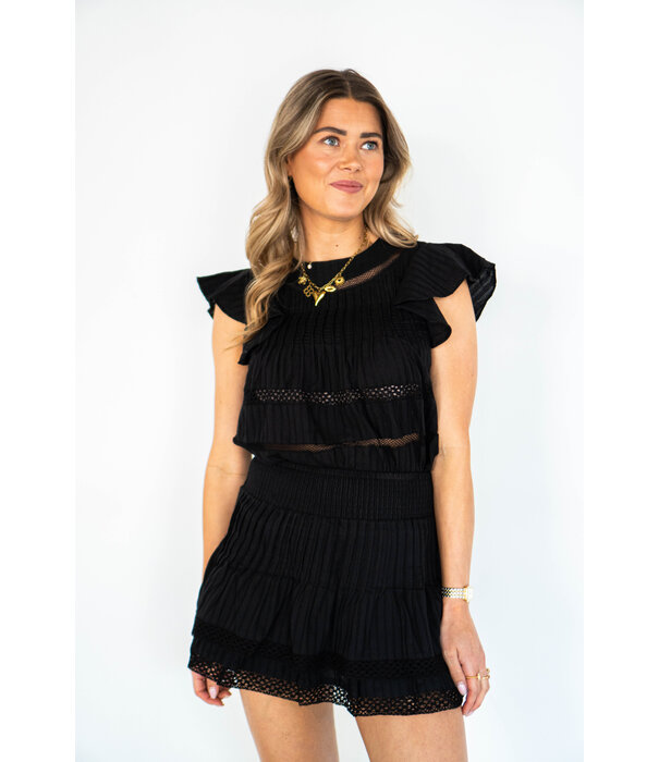 La Rebelle Top zwart | Louen