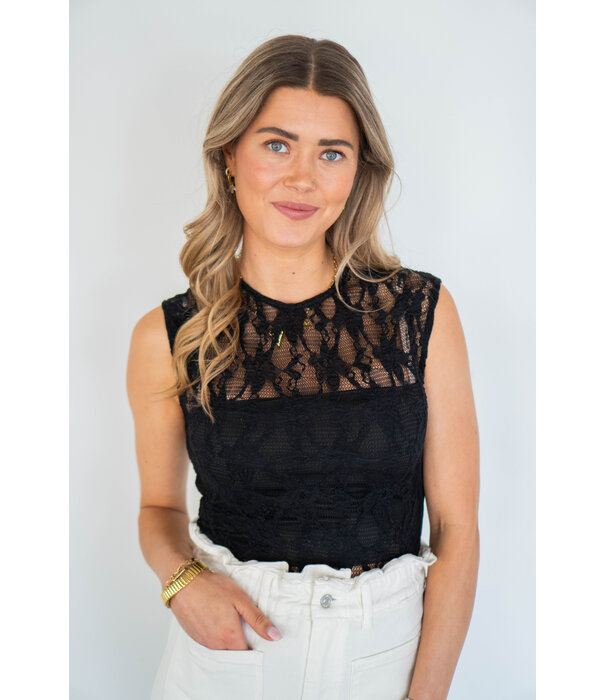 La Rebelle Top zwart | Fem