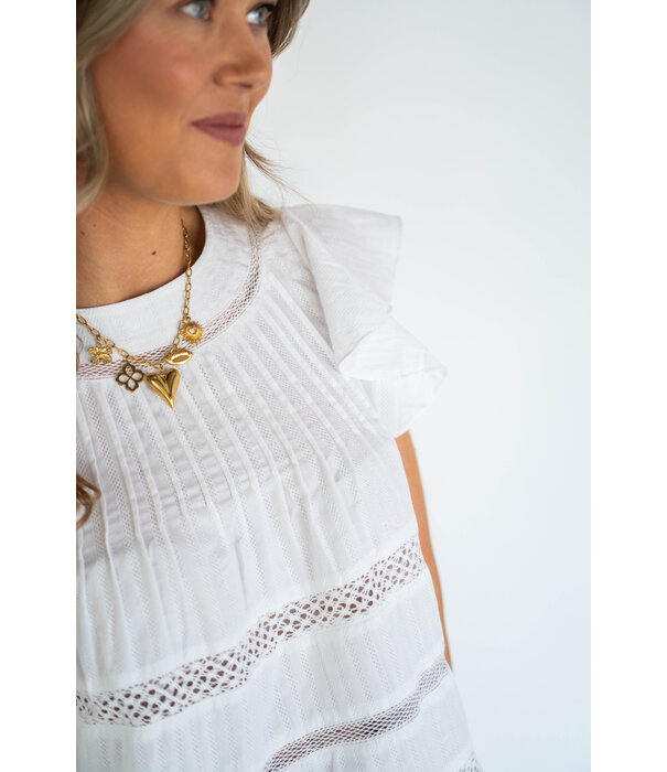 La Rebelle Top wit | Louen