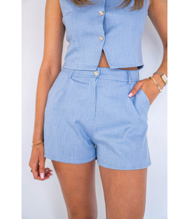 La Rebelle Short denim | Lizzy