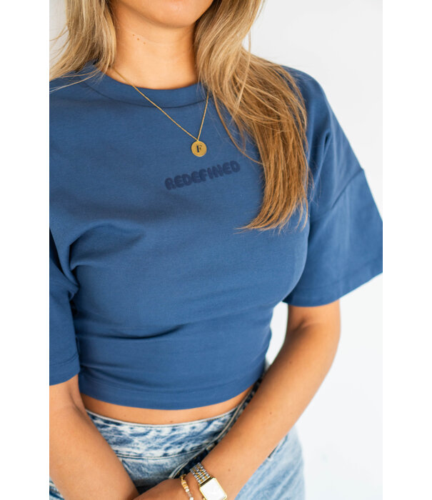 La Rebelle Top navy blauw | Redefined
