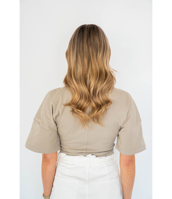 La Rebelle Top taupe | Redefined