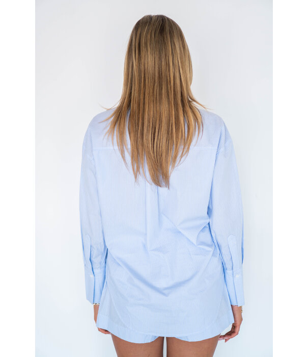 Colourful Rebel Colourful Rebel Talia blouse | lichtblauw