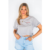 Colourful Rebel Tropical Beach Tour t-shirt | grijs