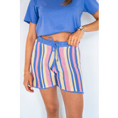 Fluresk Aretha shorts | flower peach/persian jewel