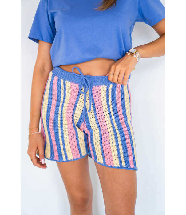 Fluresk Fluresk Aretha shorts | flower peach/persian jewel