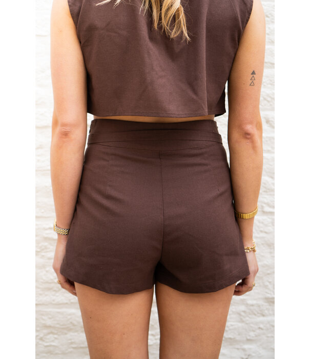 La Rebelle Skort bruin | Linda