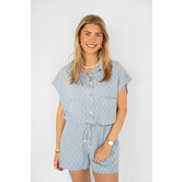 Top blauw | Kirsten
