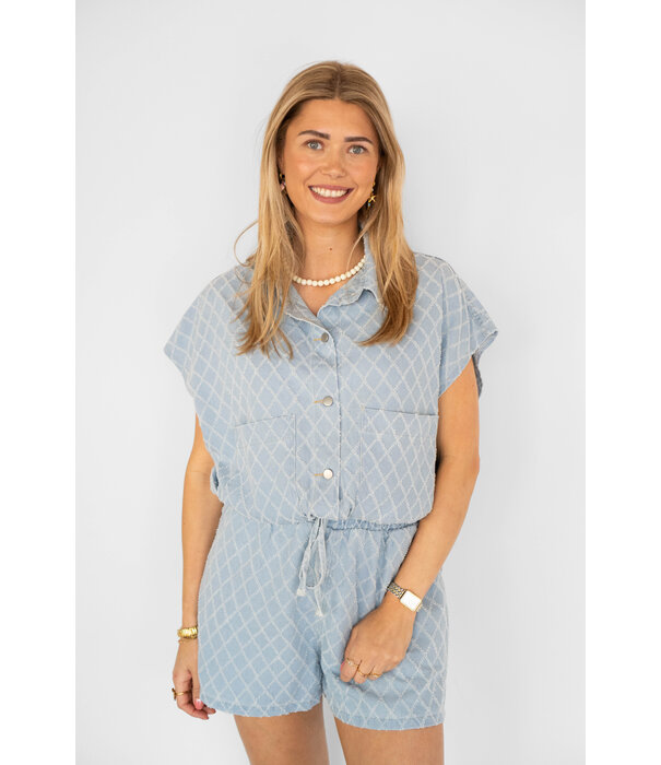 La Rebelle Short blauw | Kirsten