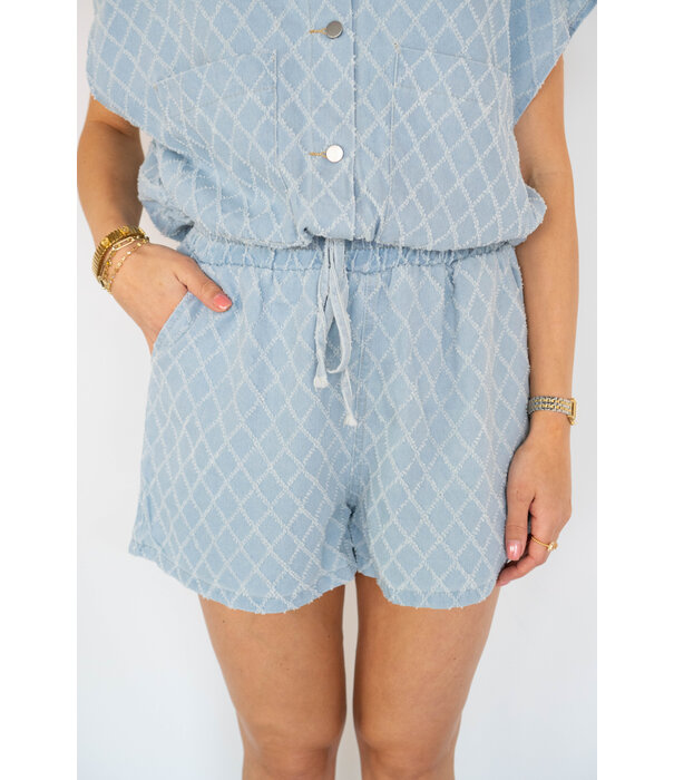 La Rebelle Short blauw | Kirsten