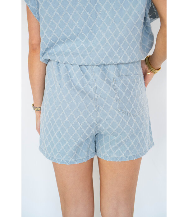 La Rebelle Short blauw | Kirsten