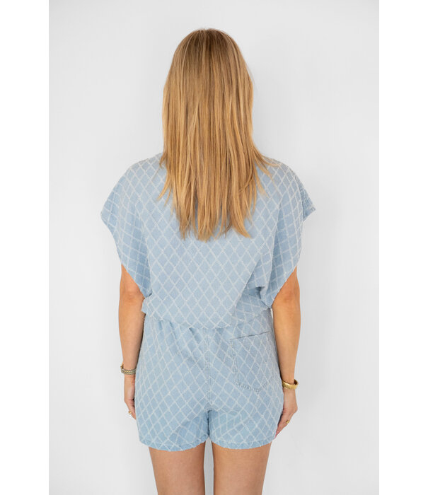 La Rebelle Short blauw | Kirsten