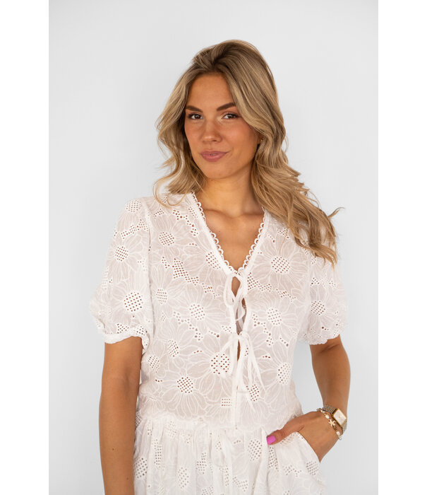 La Rebelle Top wit | Lana