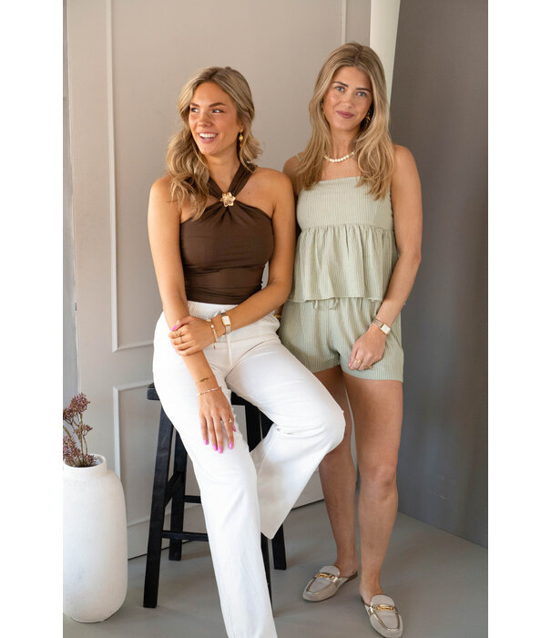 La Rebelle Short groen | Nora