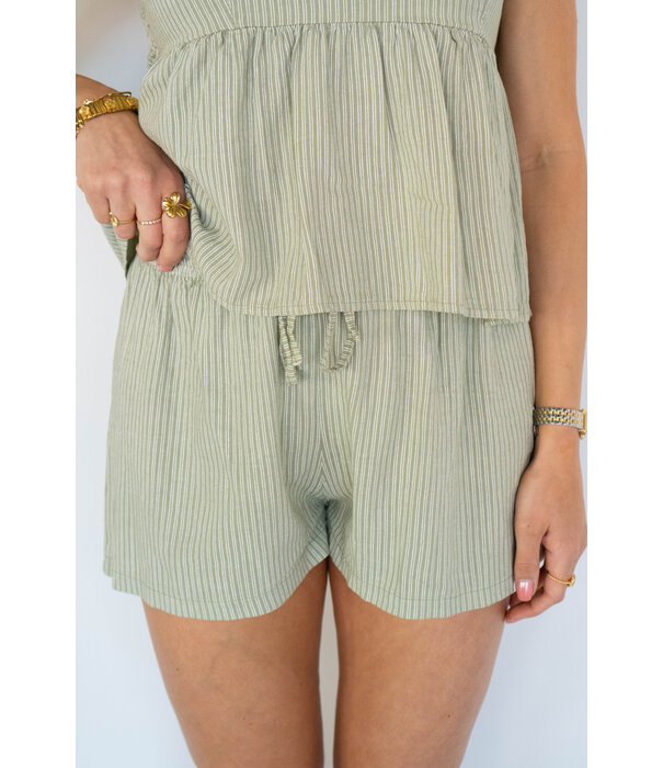 La Rebelle Short groen | Nora