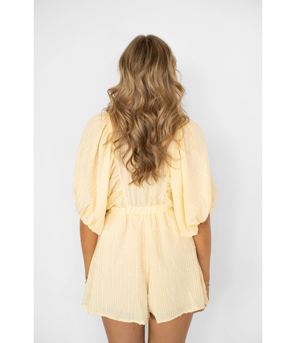 La Rebelle Playsuit geel | Julie