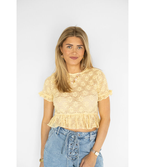 La Rebelle Top geel | Sia