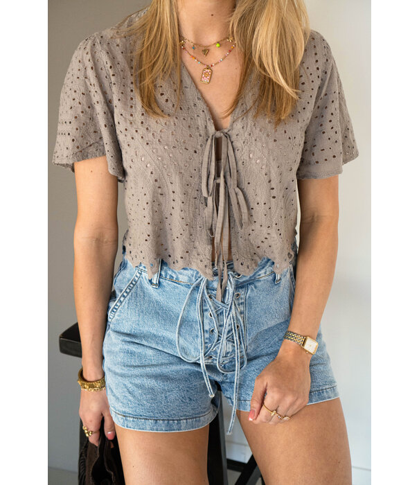 La Rebelle Short spijker | Jasmine
