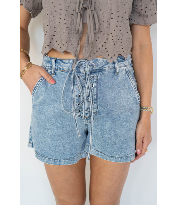 La Rebelle Short spijker | Jasmine