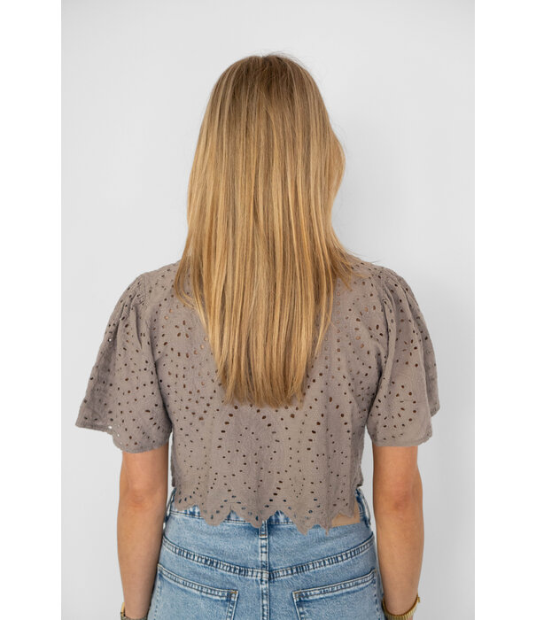 La Rebelle Top taupe | Nienke