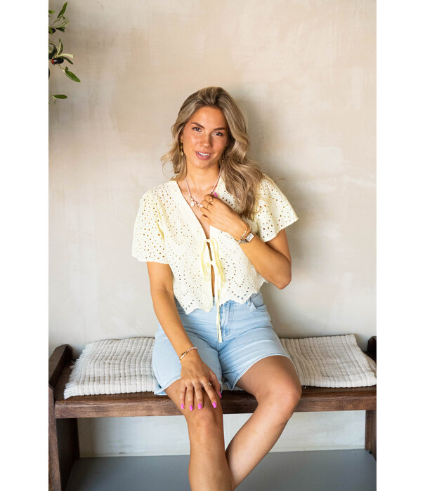 La Rebelle Top geel | Nienke