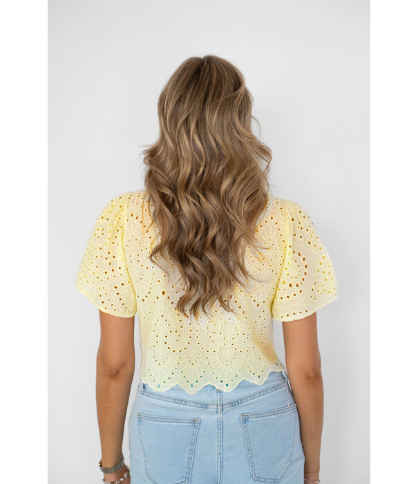 La Rebelle Top geel | Nienke