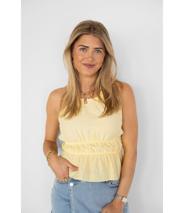 La Rebelle Top geel | Saar