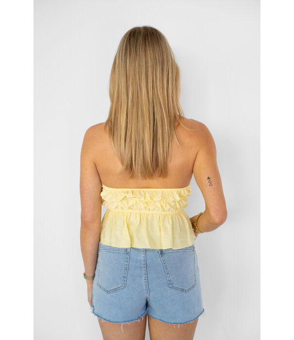 La Rebelle Top geel | Saar