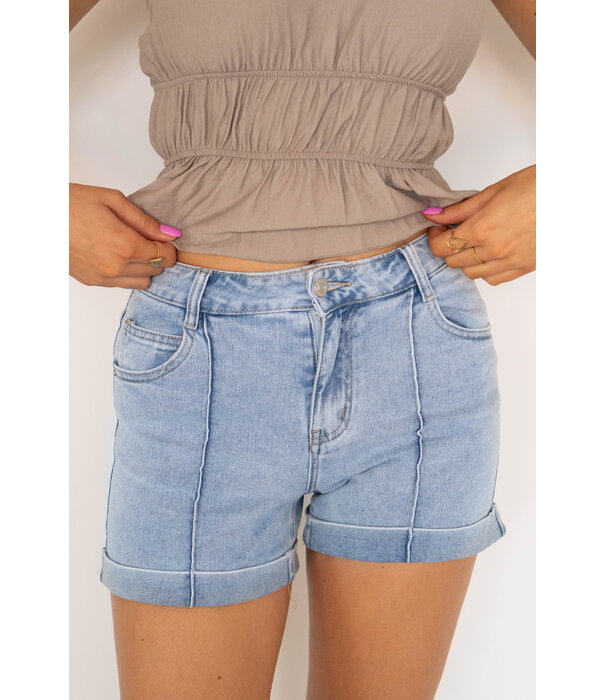 La Rebelle Short spijker | Sabrina