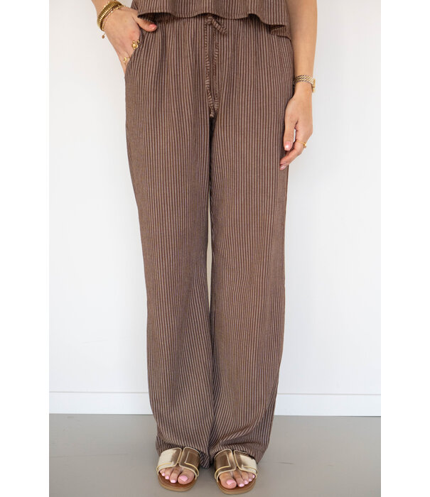 La Rebelle Broek bruin | Nora