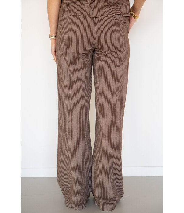 La Rebelle Broek bruin | Nora