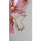 Ketting roze | schelpen