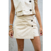 Skort beige | Loua