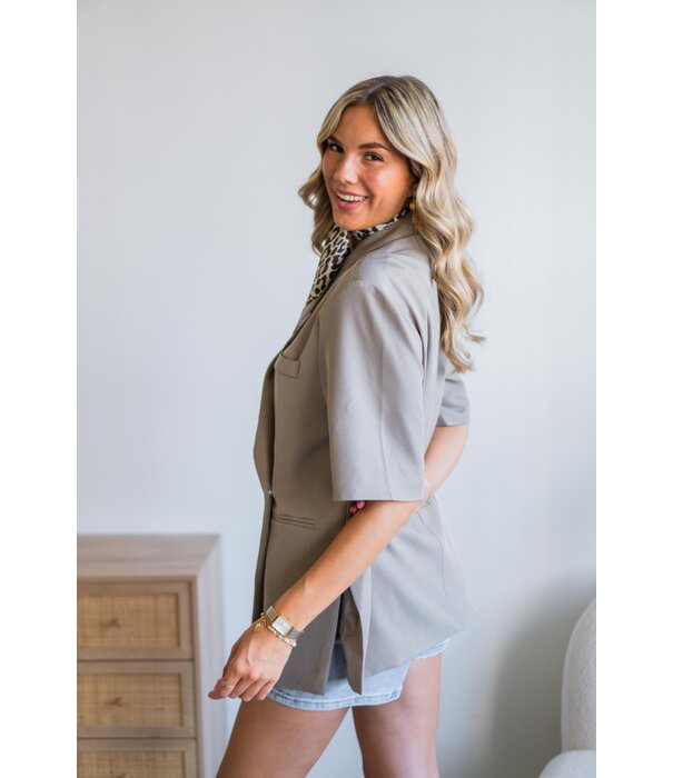 La Rebelle Blazer taupe | Filou