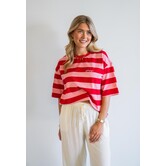 T-shirt roze/rood | Cote d'azur