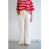 Pantalon linnen off white | Linde