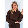 The Lola Club blouse bruin | Dana