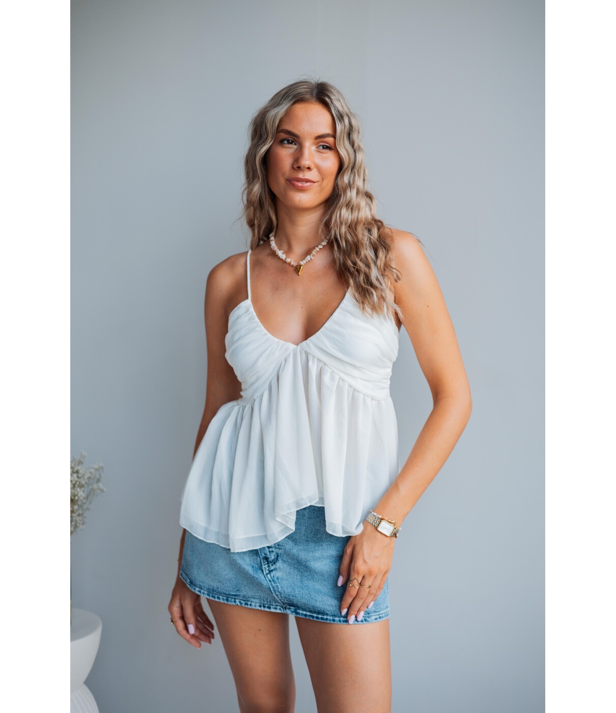 Top off white | Nena