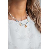Ketting bedels blauw