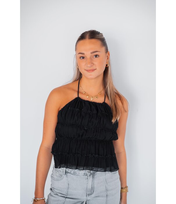 La Rebelle Top zwart | Holly