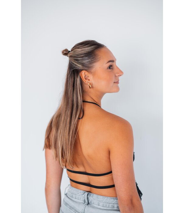 La Rebelle Top zwart | Holly