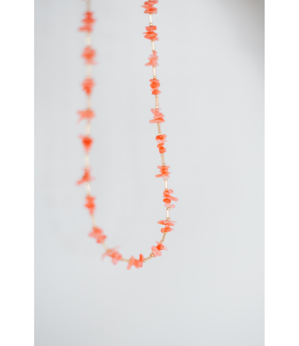 Ketting schelpen roze