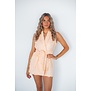 Playsuit peach/geel | Charlotte