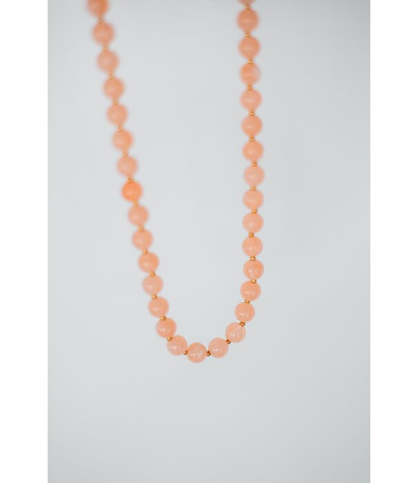 La Rebelle Ketting kralen | roze