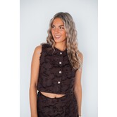 Gilet bruin | Nola
