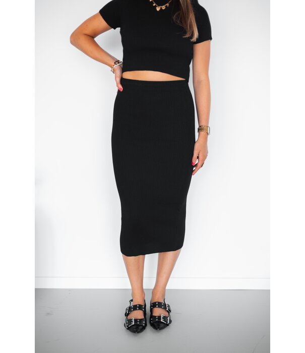 La Rebelle Rok zwart | Aafke