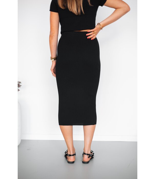 La Rebelle Rok zwart | Aafke