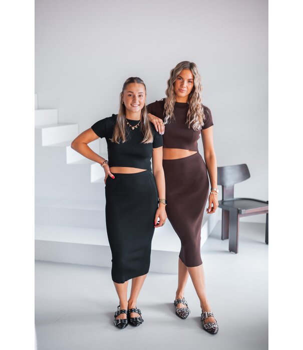 La Rebelle Top zwart | Aafke