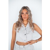 Gilet denim beige | Silke
